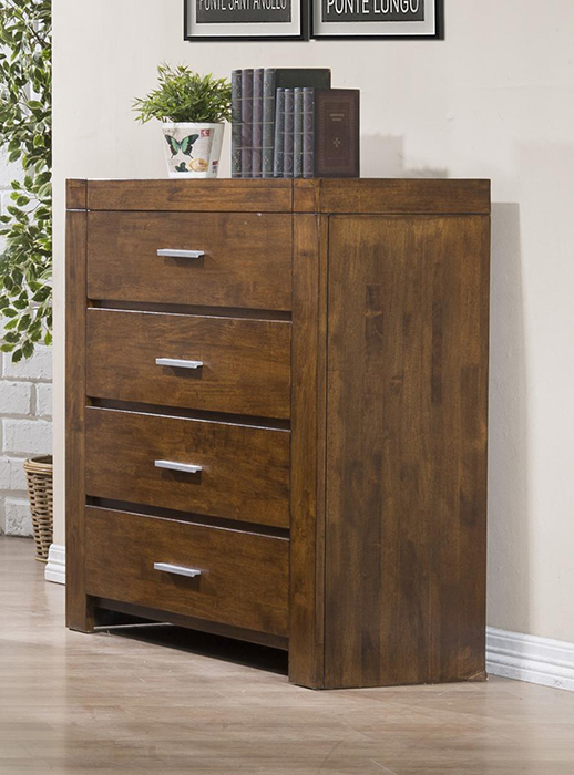 California Solid Acacia Four Drawer Chest